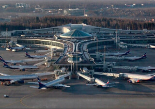Hangar at Sheremetyevo Airport