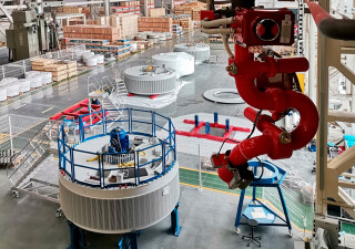 “NovaWind” JSC, production building No. 4, assembly plant for wind turbine components, Volgodonsk