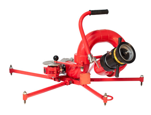 Ствол пожарный лафетный переносной, с осциллирующим устройством, с расходом 15, 20 или 25 л/с ЛС-П20(15,25)Уо лафетный ствол переносной с осциллятором