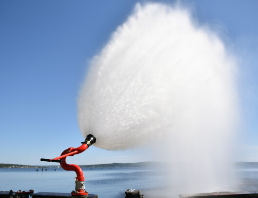 Пожарный лафетный ствол для установки на пожарные автомобили ЛС-С40(20,30)У с быстросъемным соединением