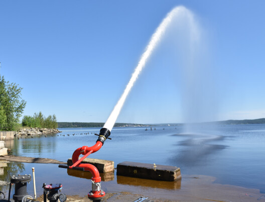 Пожарный лафетный ствол для установки на пожарные автомобили ЛС-С40(20,30)У с быстросъемным соединением
