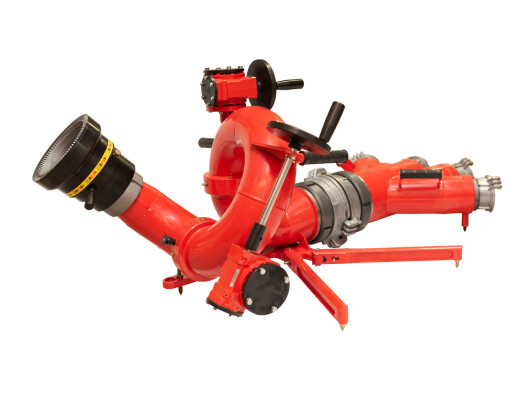 Ствол пожарный лафетный переносной ЛС-П80(90,100,125)У ЛС-П80(90,100,125)У ЭФЭР переносной лафетный пожарный ствол с коллектором