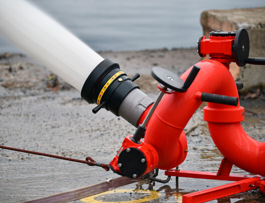 Лафетный ствол ЛС-П80(90,100,125)У переносной