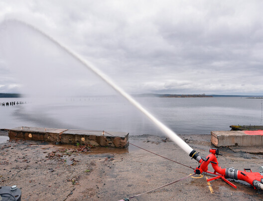 Лафетный ствол ЛС-П80(90,100,125)У переносной