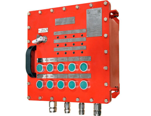 Шкаф управления лафетными стволами во взрывозащищенном исполнении с приводами постоянного тока ШУ-Ех
